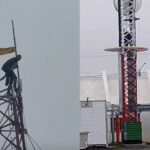 Un hombre se subió a una antena y realizó un desesperado pedido: “Denme trabajo”