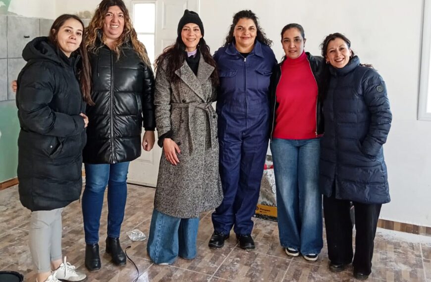 El Municipio avanza con la inclusión laboral de mujeres en la obra pública de Río Gallegos