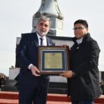 Claudio Vidal en San Julián: destacó el crecimiento de la localidad y el trabajo conjunto con el Municipio