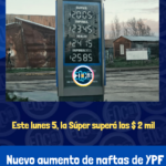 YPF aumentó la nafta y el gasoil en el Sur de Santa Cruz