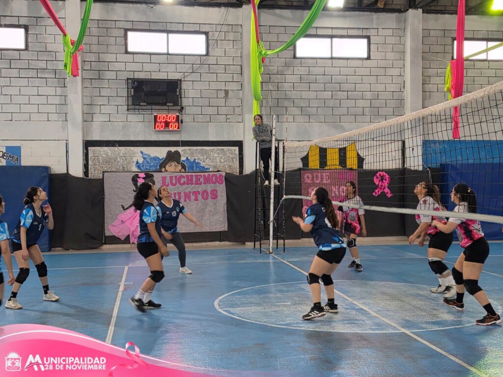 Exitoso torneo de Voley por el Mes Rosa
