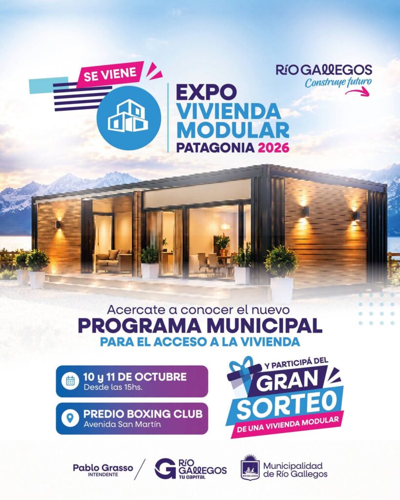 Llega la Expo Vivienda Modular Patagonia 2026 y un gran sorteo