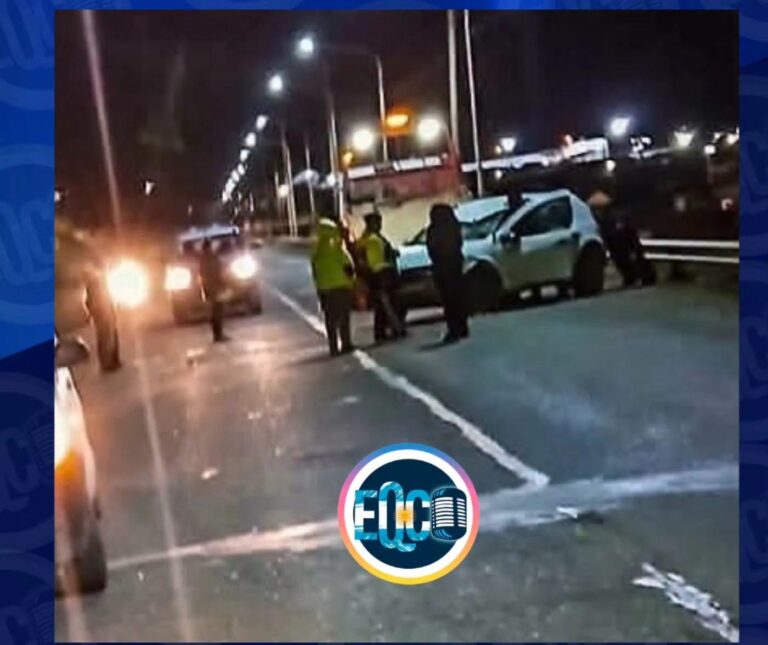 Despiste y vuelco en la Ruta 40