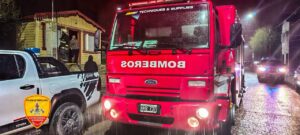 Principio de incendio en una vivienda