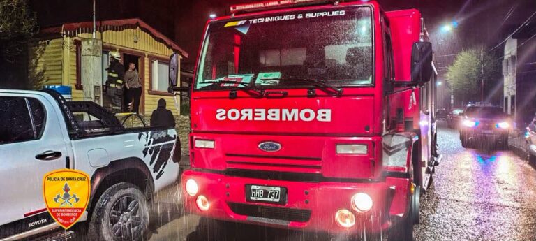 Principio de incendio en una vivienda