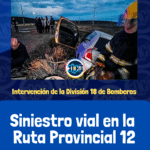 Siniestro vial en la Ruta Provincial 12