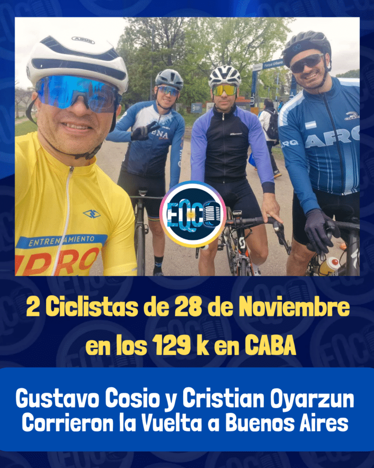 Gustavo Cosio y Cristian Oyarzun presentes en El Gran Fondo Buenos Aires