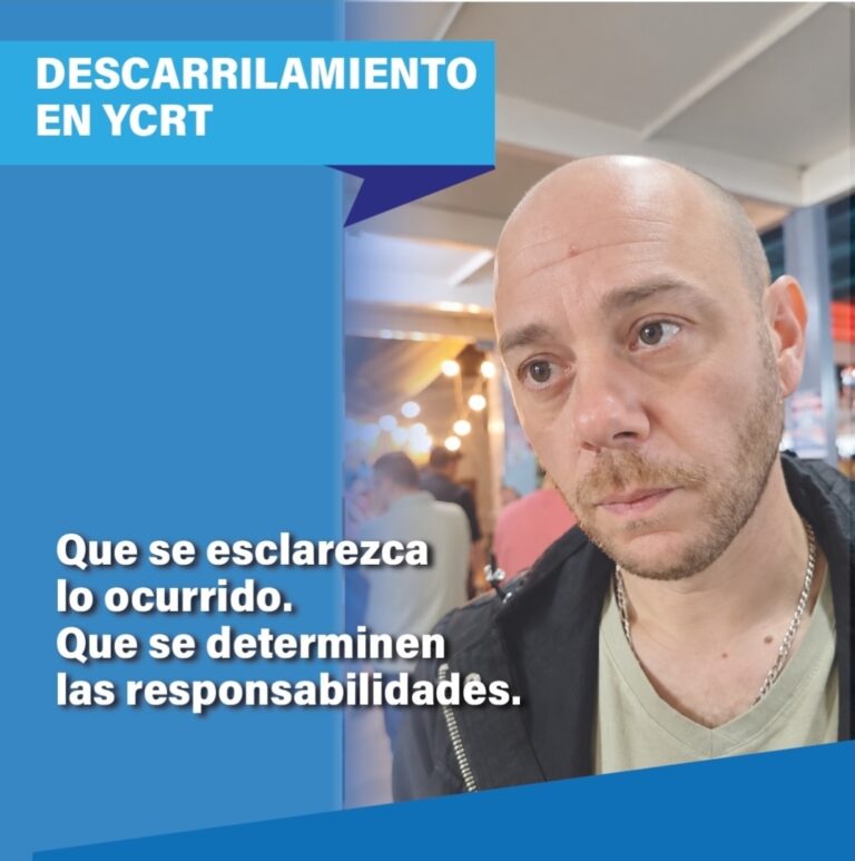 Menna pidió esclarecer el descarrilamiento y reclamó coherencia en la defensa de YCRT