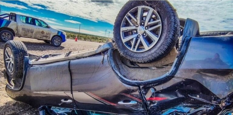 Dos heridos tras el choque de dos camionetas