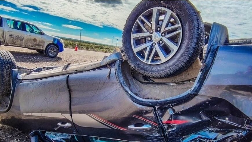 Dos heridos tras el choque de dos camionetas