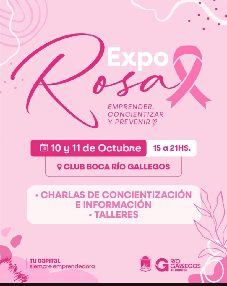 Se viene la “Expo Rosa”, con actividades de concientización, prevención y emprendimientos