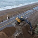 Comenzaron los trabajos en el socavón de la Ruta Nacional N°3