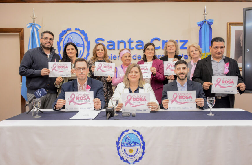 Santa Cruz lanzó Octubre Rosa: “La detección temprana hace la diferencia”