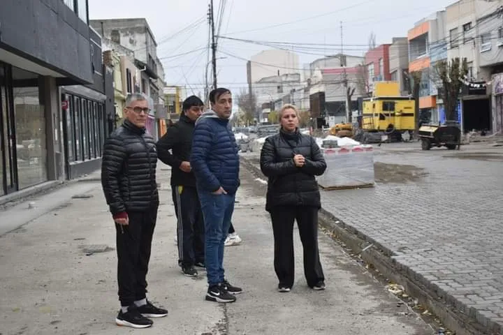 grasso en obra de avenida Kirchner